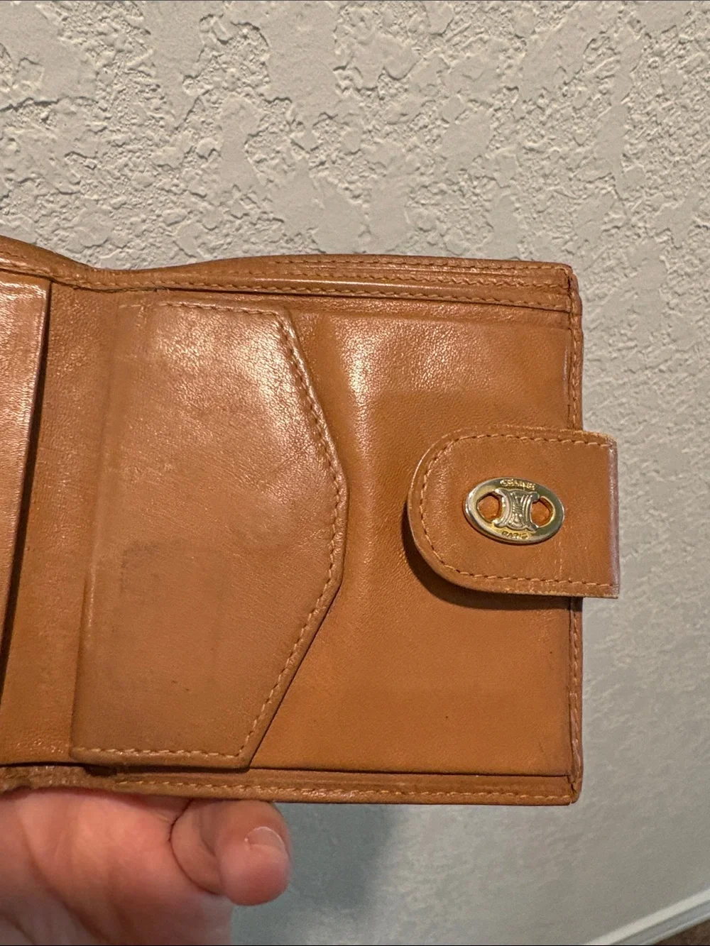 Celine Short Snap Wallet Macadam